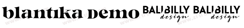 Blantika DEMO字体转换